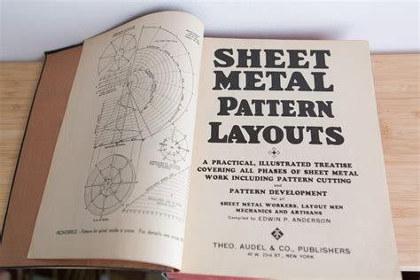 wh sheet metal flat pattern book|sheet metal cut pattern book.